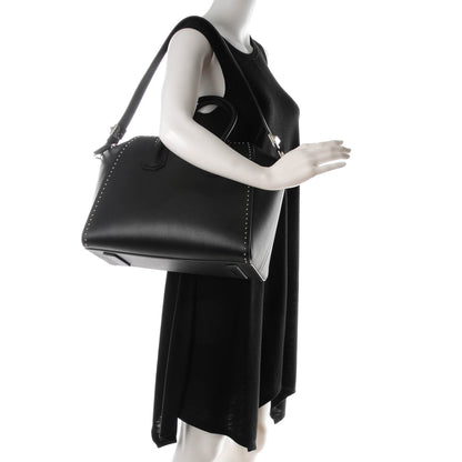 Givenchy Calfskin Medium Studded Antigona Black 2 of 7