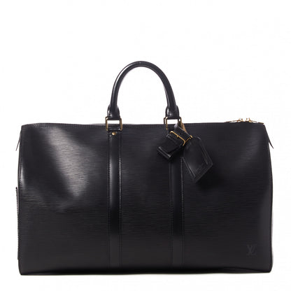 Louis Vuitton Epi Keepall 45 Black 1 of 10