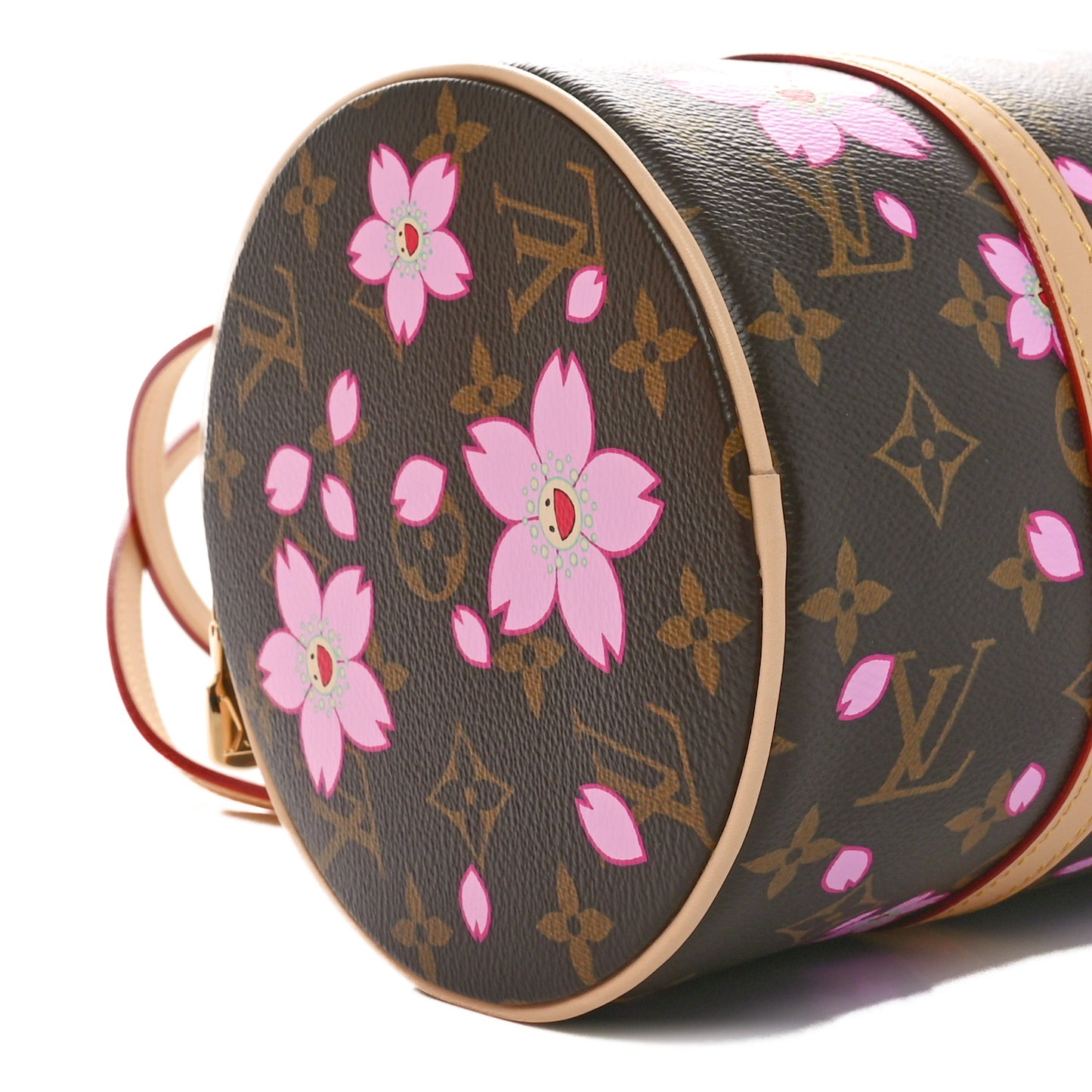 LV X TM Monogram Cherry Blossom Papillon Sakura Brown