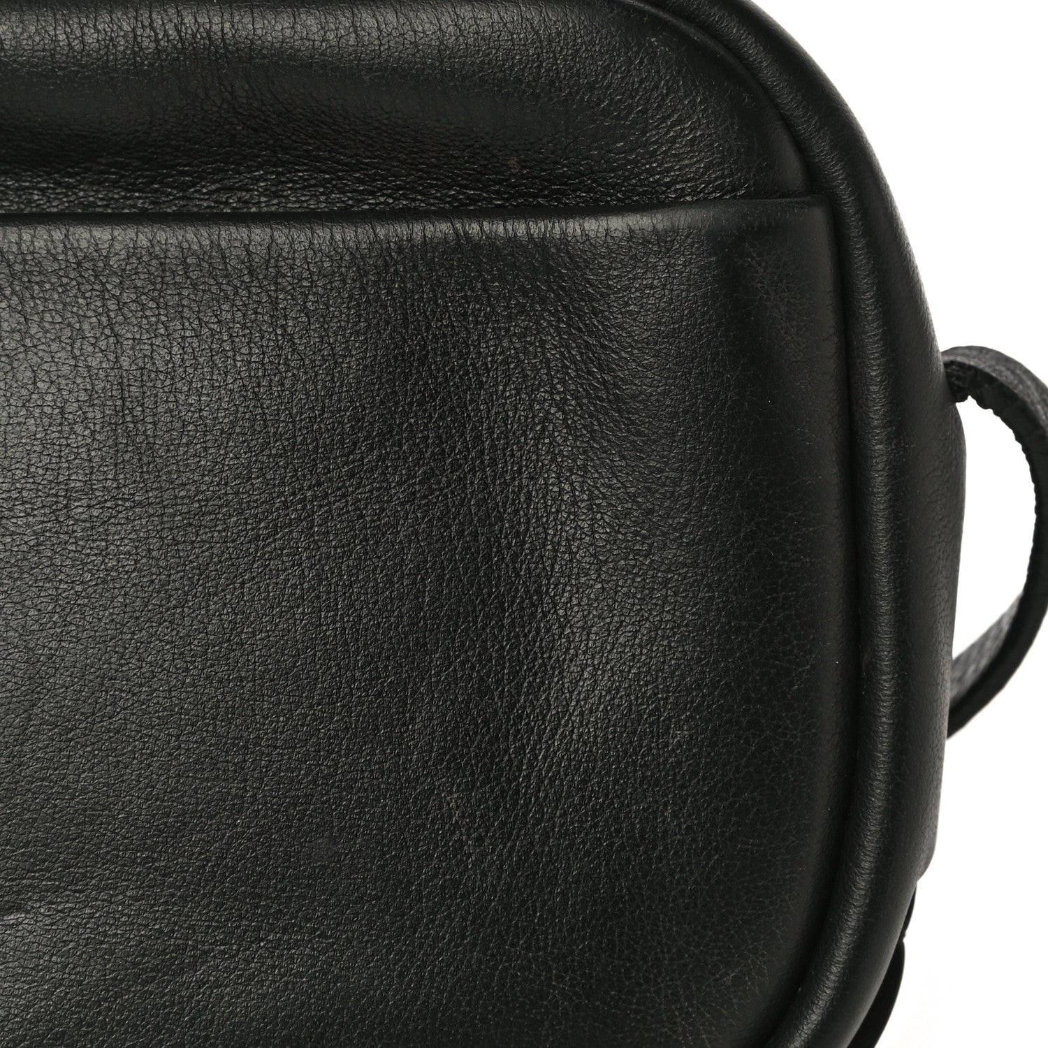 Balenciaga Calfskin Political Campaign Logo XS Camera Bag Black 9 of 14