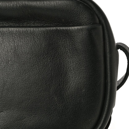 Balenciaga Calfskin Political Campaign Logo XS Camera Bag Black 9 of 14
