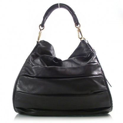 Christian Dior Lambskin Libertine Medium Hobo Black 1 of 9