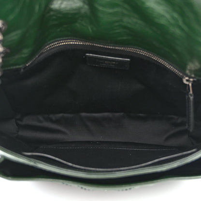 Saint Laurent Crinkled Calfskin Matelasse Monogram Medium Niki Chain Satchel Military Olive 5 of 10