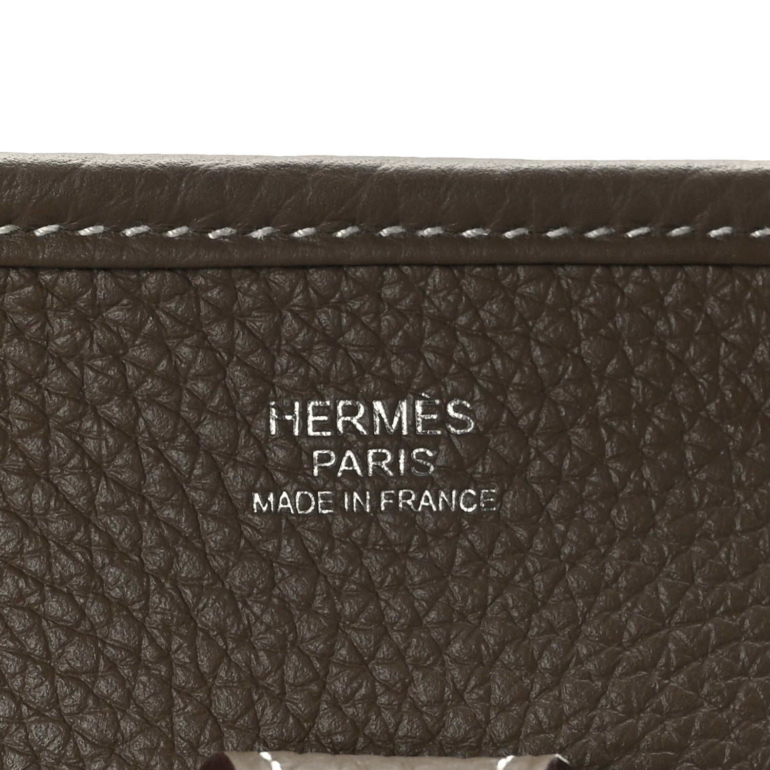 Hermes Taurillon Clemence Evelyne III PM Etoupe 6 of 10