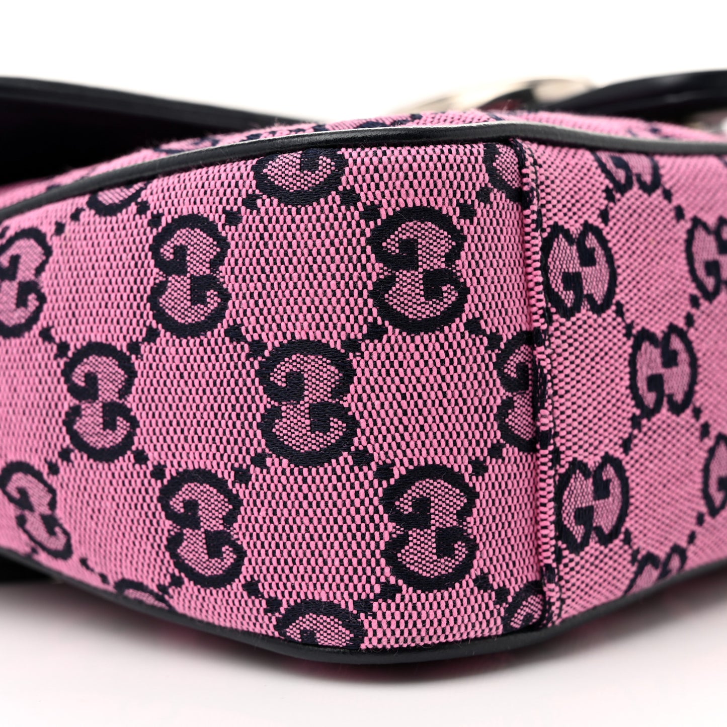 Monogram Multicolor Matelasse Diagonal Small GG Marmont Shoulder Bag Pink Blue