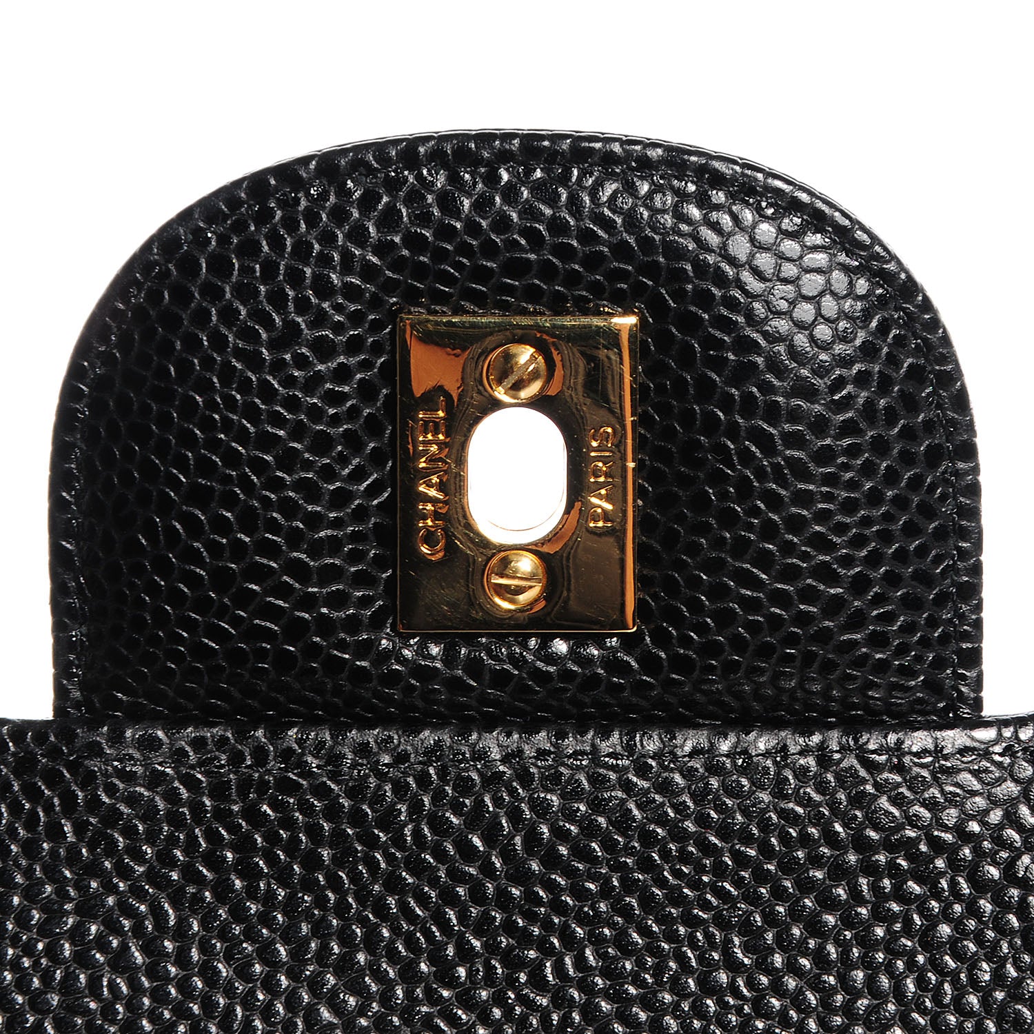 Chanel Caviar Quilted Jumbo Double Flap Black 7 of 9