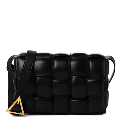 Bottega Veneta Nappa Maxi Intreccio Padded Cassette Crossbody Bag Black 1 of 8