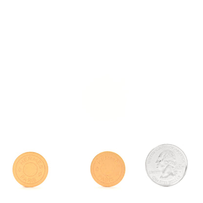 Hermes Clou De Selle Clip On Earrings Gold 2 of 5