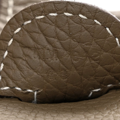 Hermes Taurillon Clemence Evelyne III PM Etoupe 7 of 12