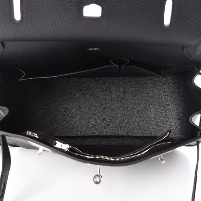Hermes Taurillon Clemence Jypsiere 28 Black 5 of 15