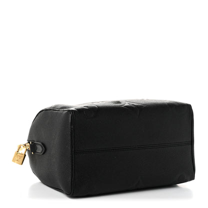 Louis Vuitton Empreinte Monogram Giant Speedy Bandouliere 25 Black 4 of 11