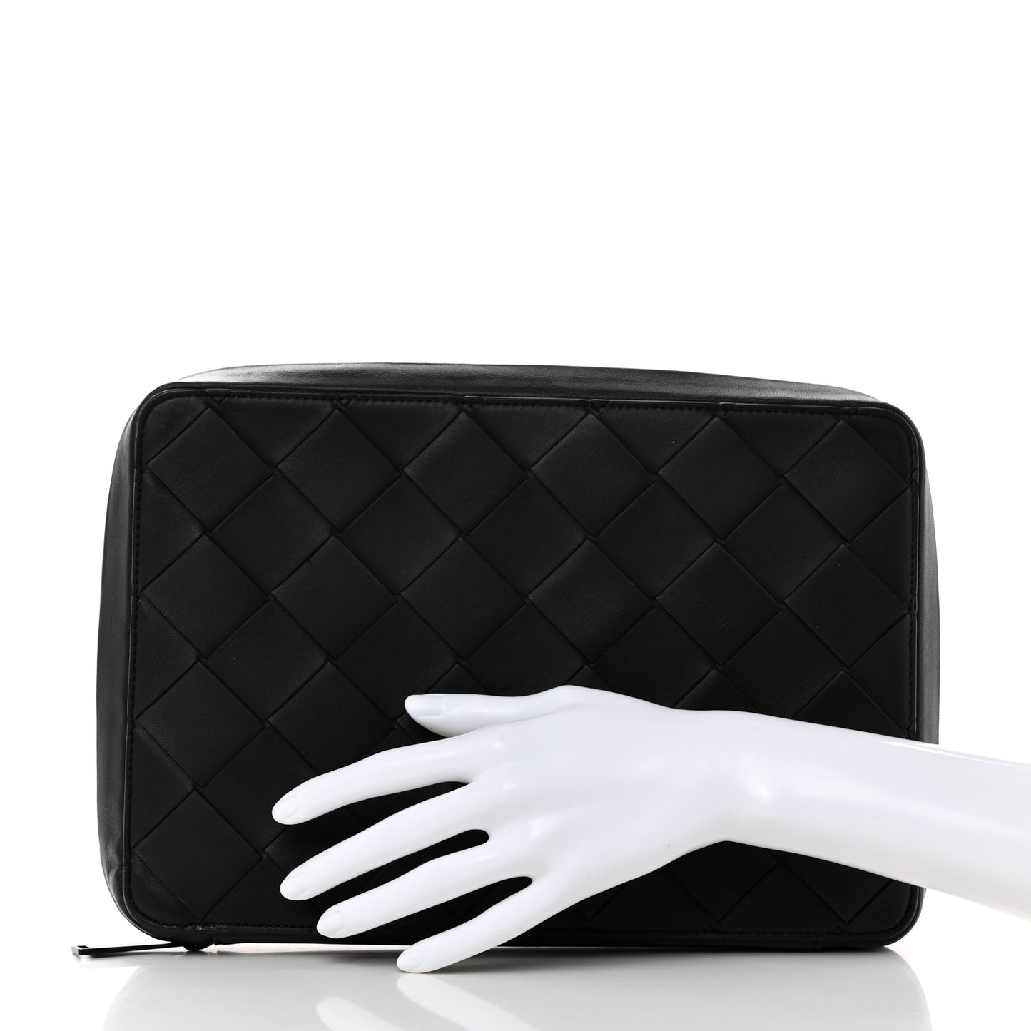 Nappa Intrecciato Organizer Case Black