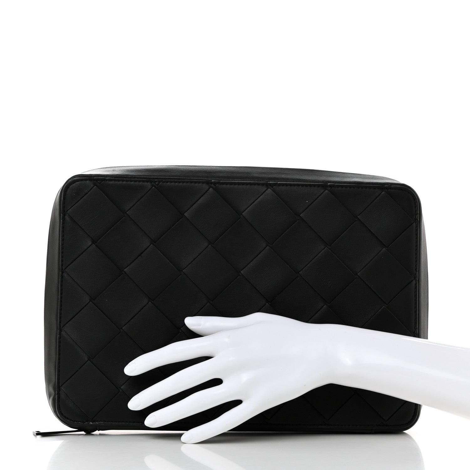 Bottega Veneta Nappa Intrecciato Organizer Case Black 2 of 7