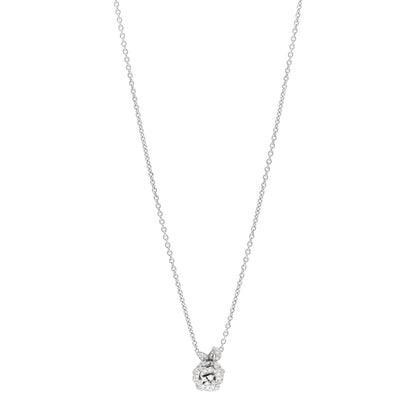Christian Dior CHRISTIAN DIOR 18K White Gold Diamond Small Rose Dior Bagatelle Necklace 1 of 5