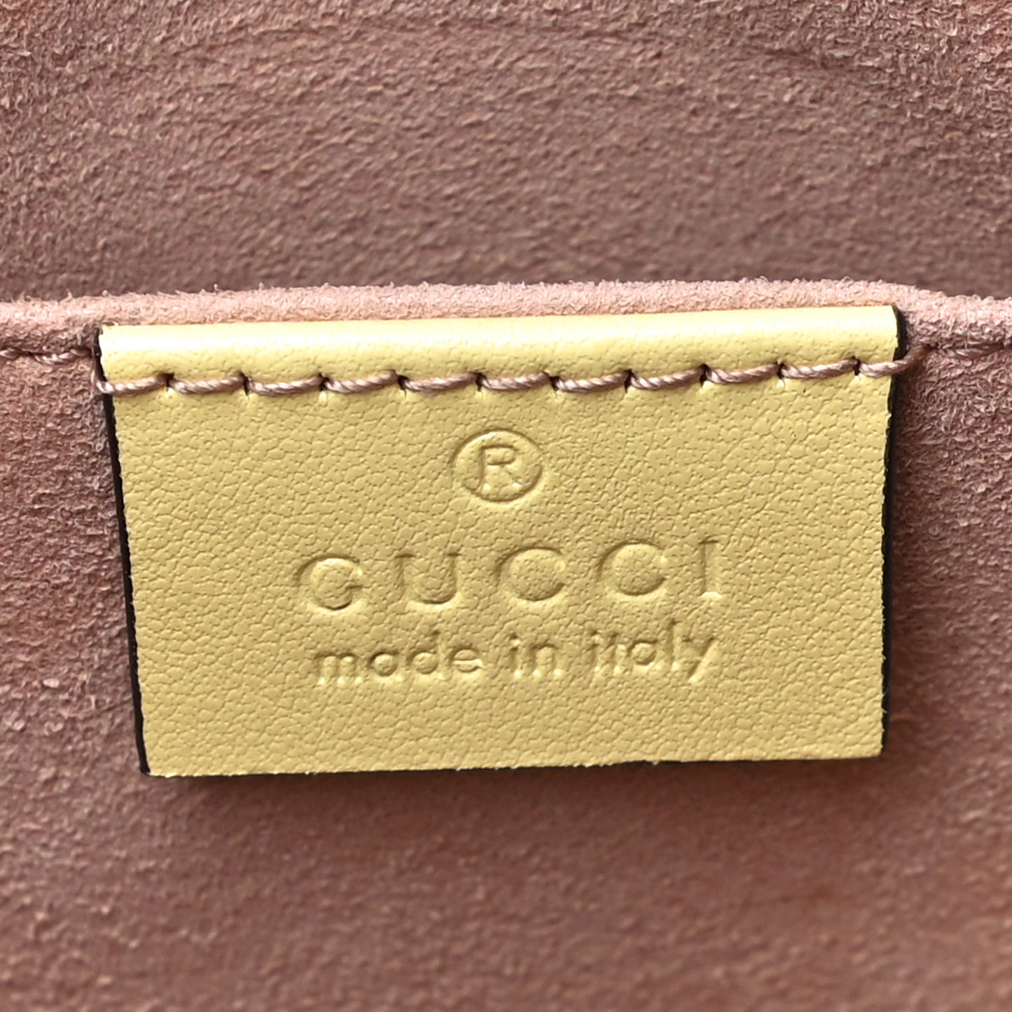 Calfskin Matelasse Small GG Marmont Chain Shoulder Bag Banana