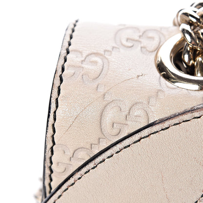 Gucci Guccissima Signature Medium Emily Chain Shoulder Bag Mystic White 11 of 19