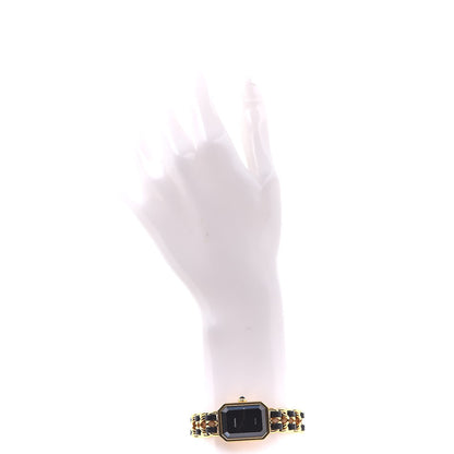 Chanel Stainless Steel Lambskin 20mm Chain Premiere Quartz Watch Gold S 2 of 7