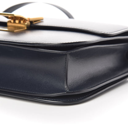 Celine Box Calfskin Medium Classic Box Flap Bag Navy Blue 11 of 12