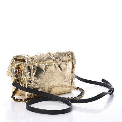Marc Jacobs Metallic Lambskin The Pillow Bag Gold 3 of 10