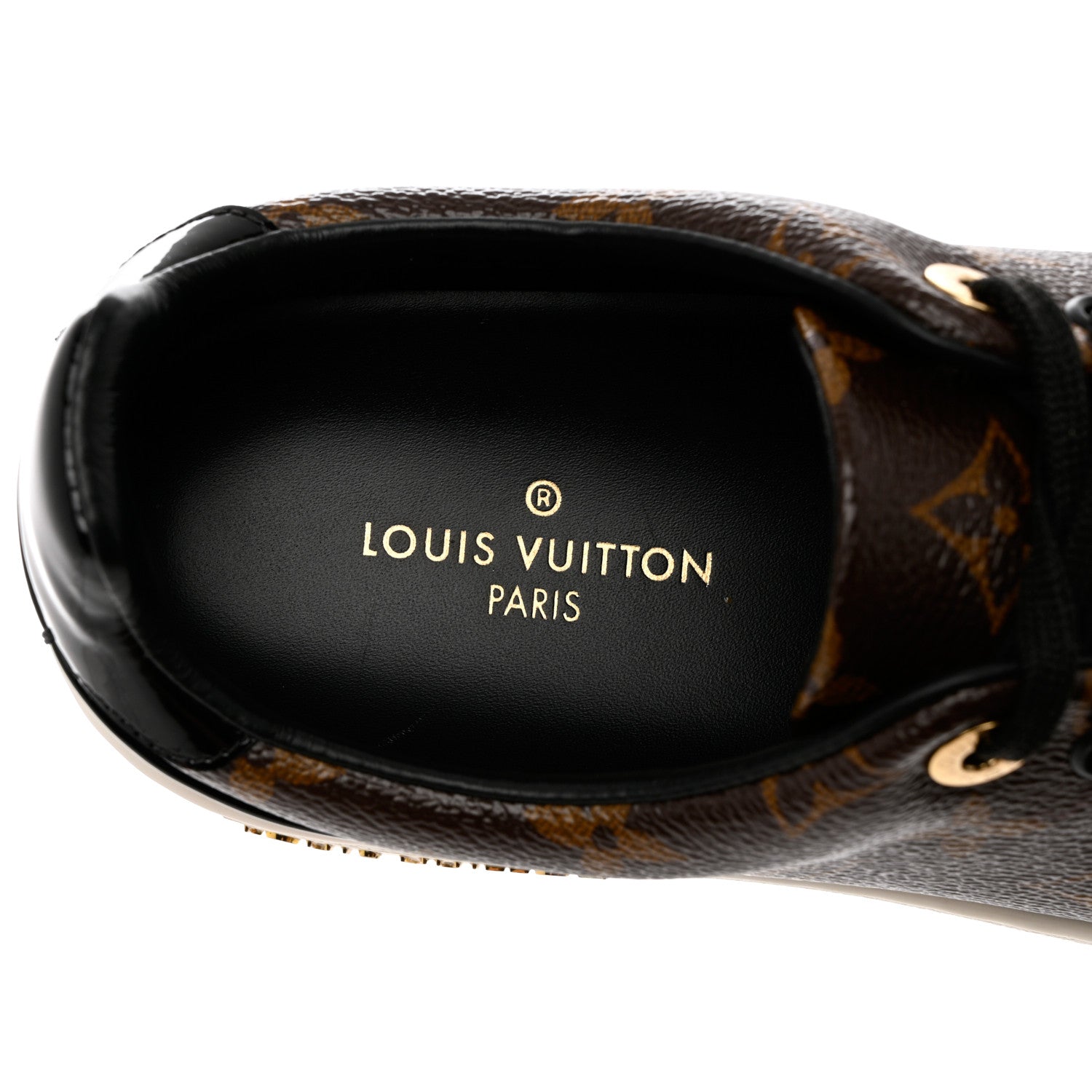 Louis Vuitton Patent Monogram Frontrow Sneakers 36.5 7 of 11