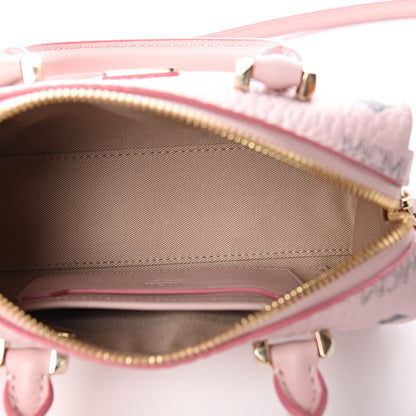 MCM Visetos Mini Essential Boston Powder Pink 5 of 9