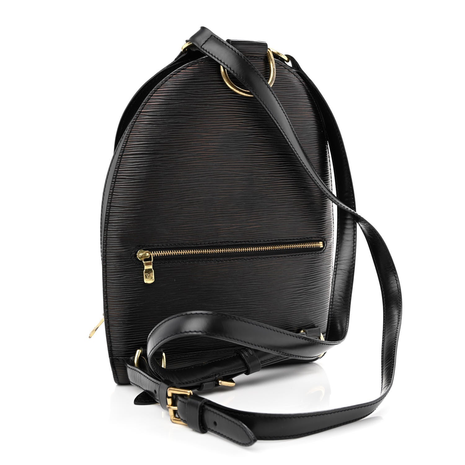Louis Vuitton Epi Mabillon Backpack Black 3 of 10