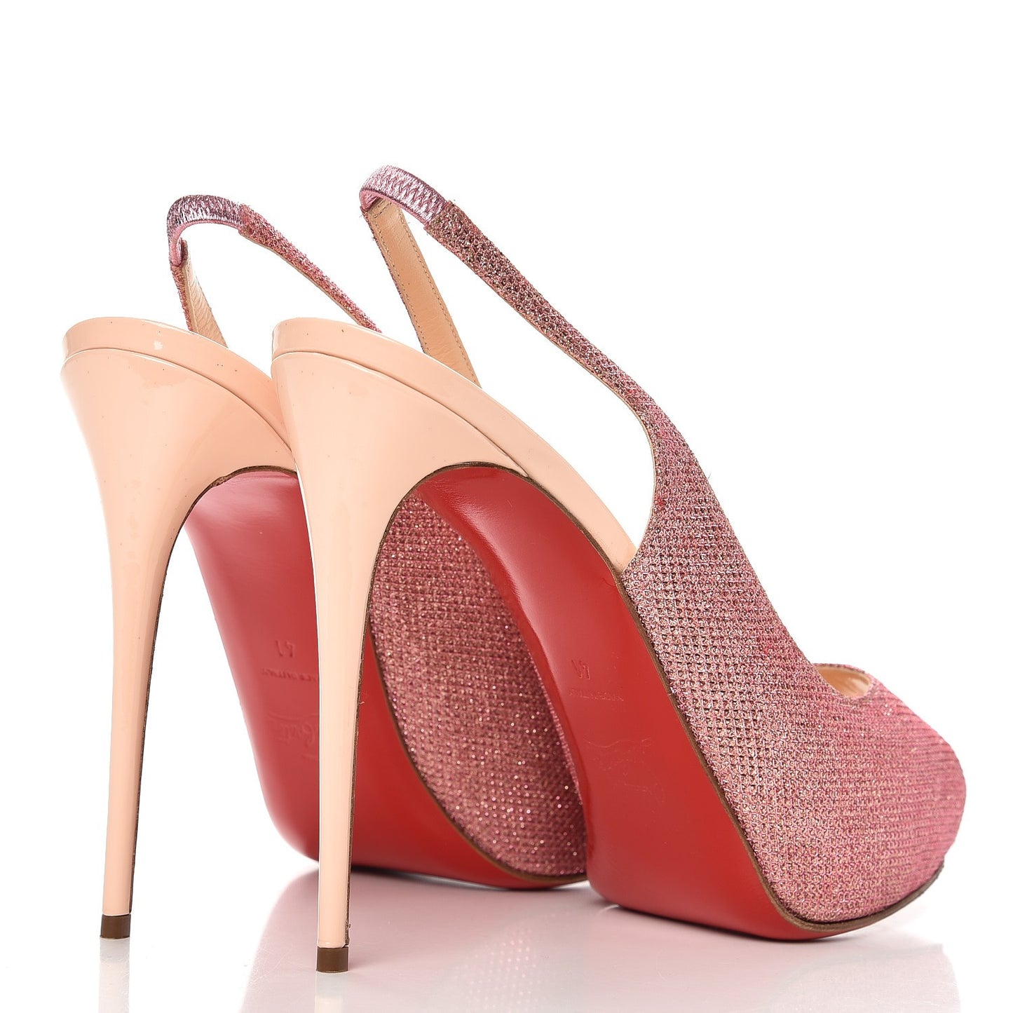 Glitter Hyper Prive 120 Pumps 41 Pink