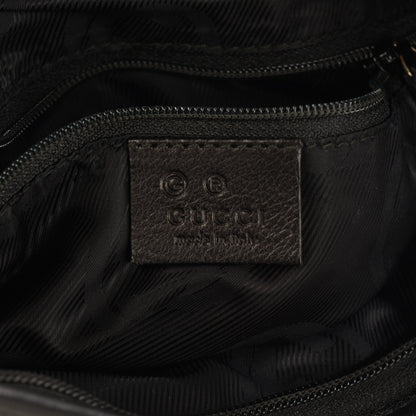 Gucci Guccissima Flat Messenger Bag Black 5 of 7