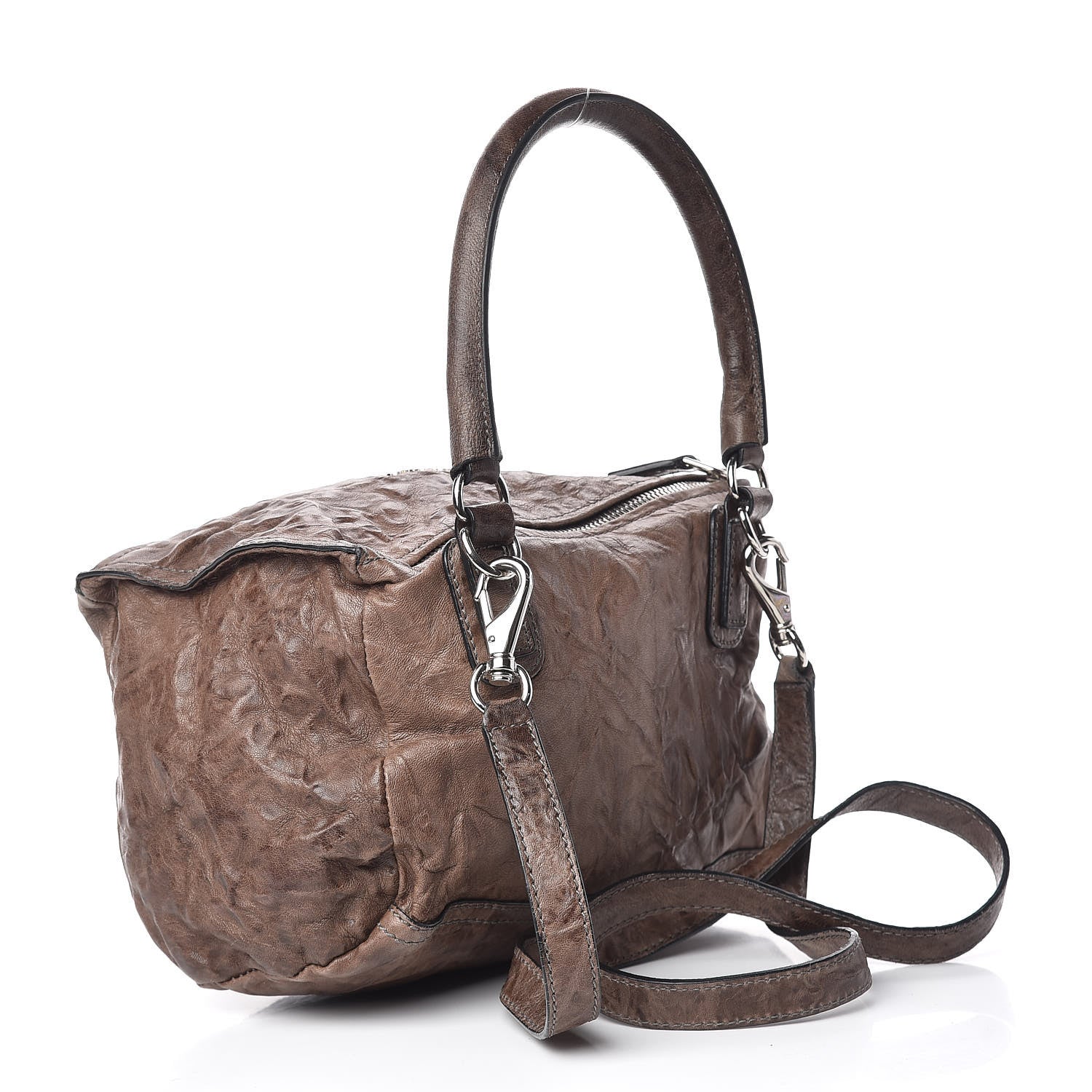Givenchy Tumbled Sheepskin Small Pandora Charcoal 3 of 12