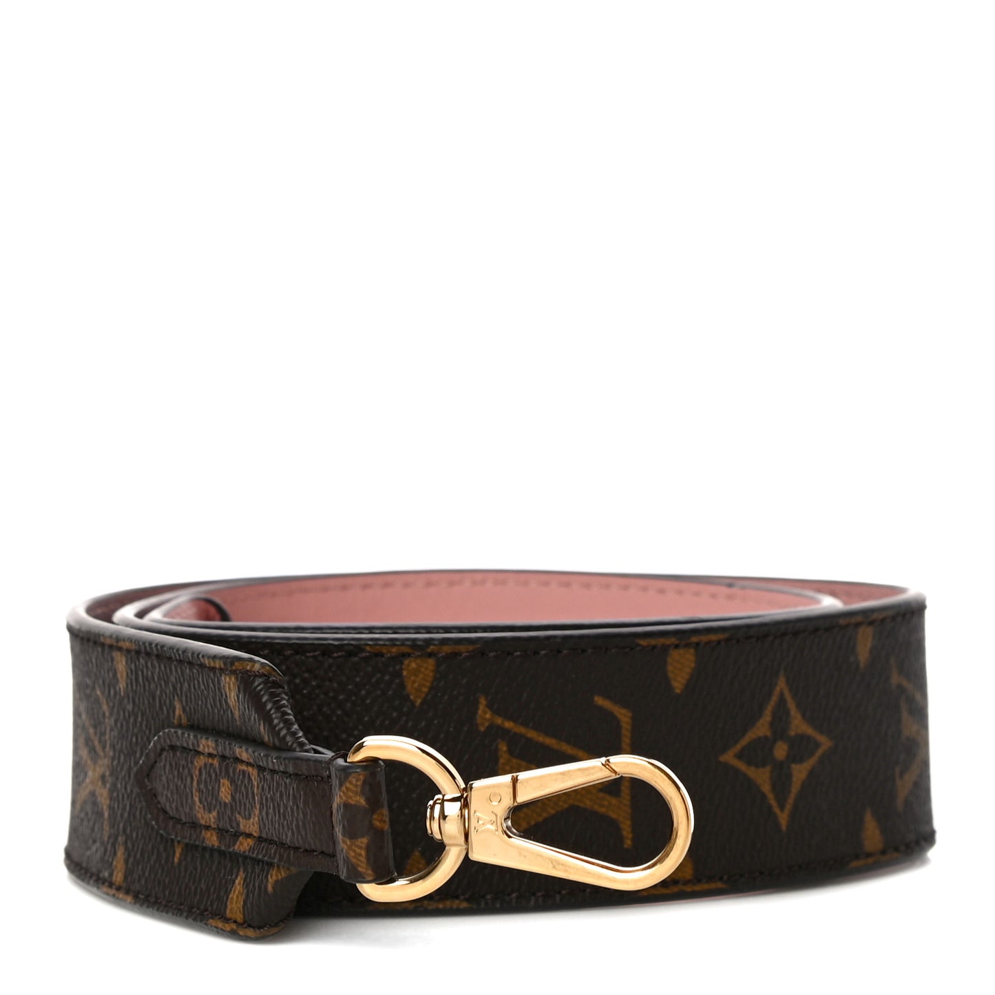 Monogram Bandouliere Shoulder Strap Rose Poudre