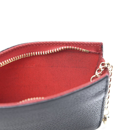 Christian Louboutin Calfskin Empire Panettone Spikes Key Ring Pouch Black 8 of 13