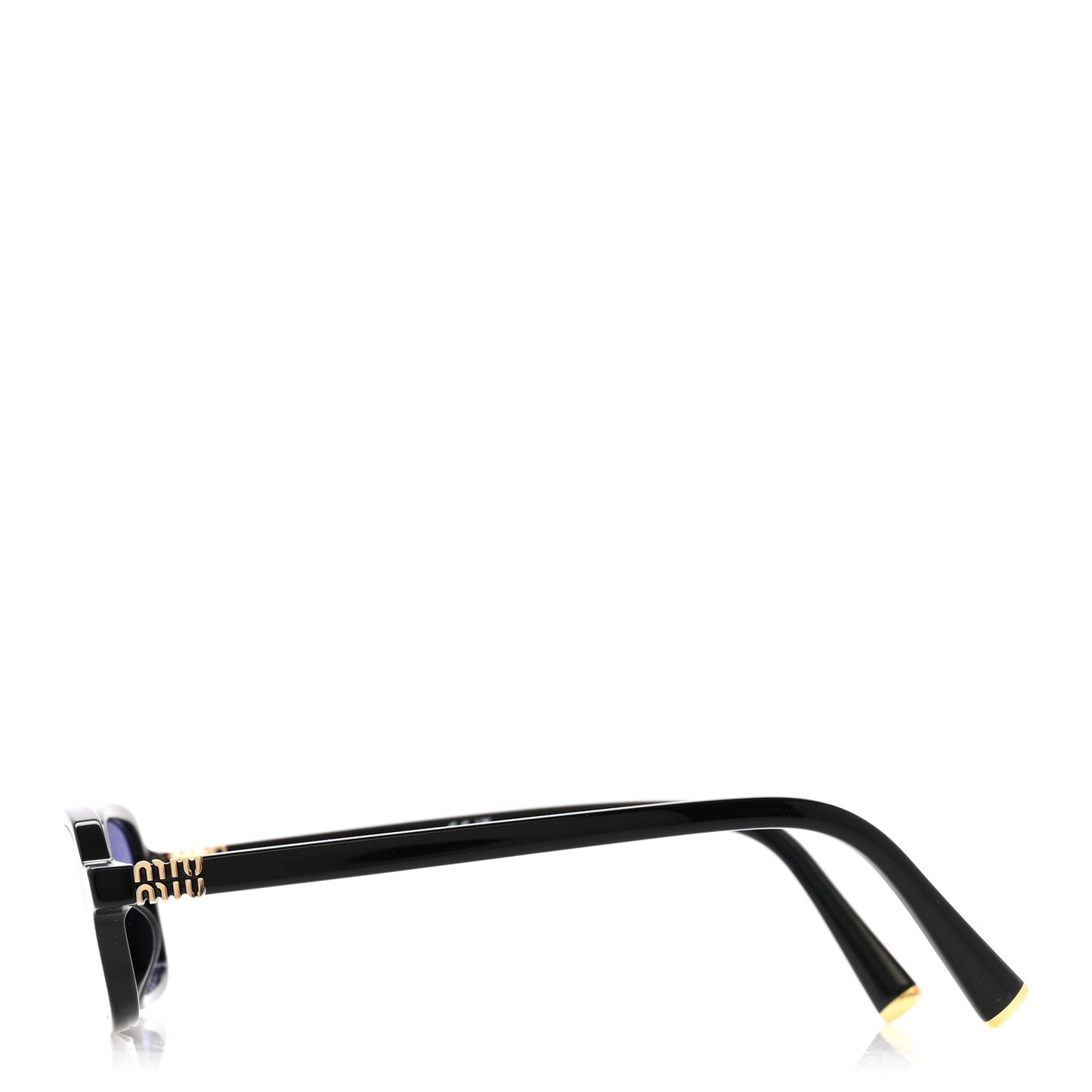 Acetate Rectangle Regard Sunglasses SMU11Z Black