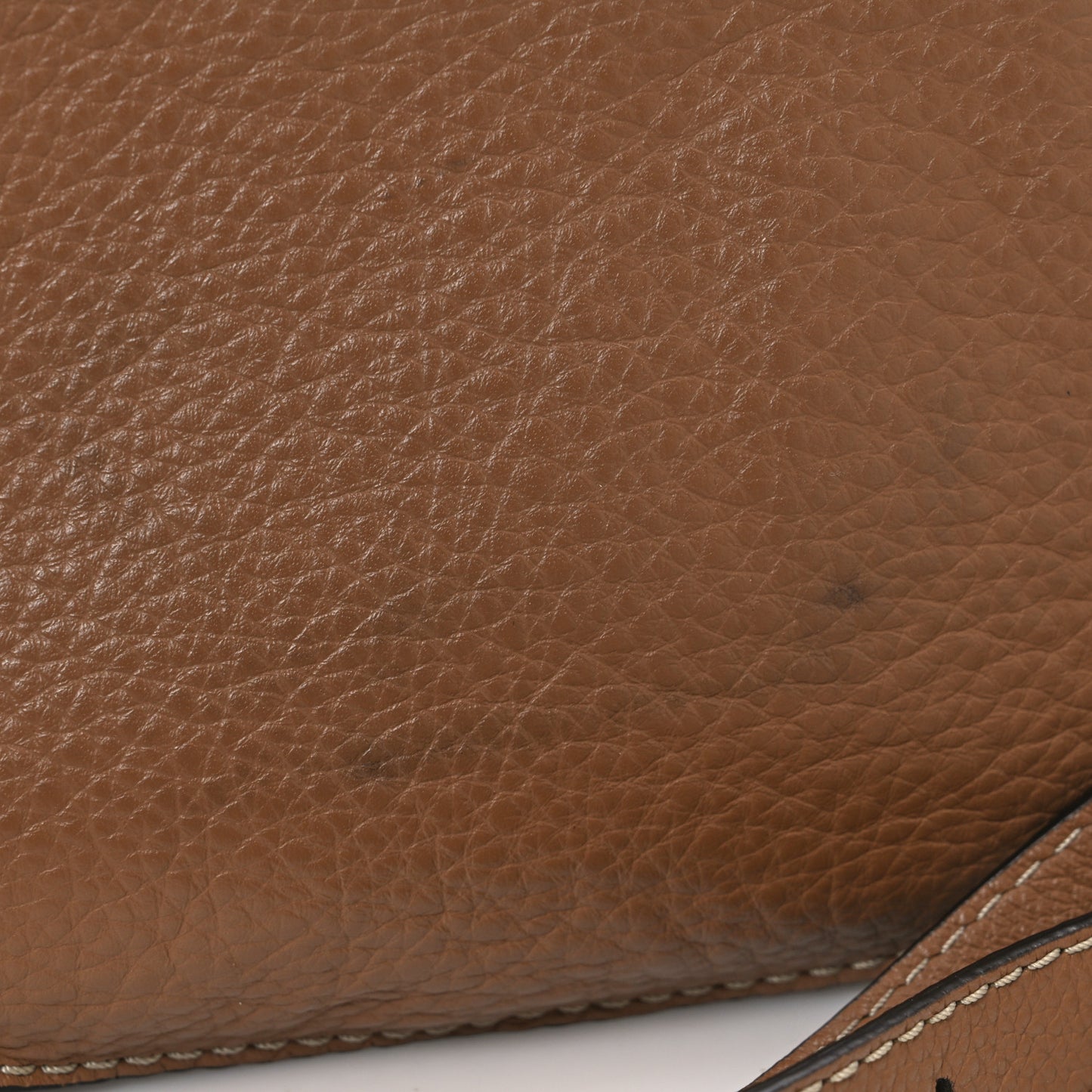 Calfskin Mini Marcie Round Crossbody Bag Nut