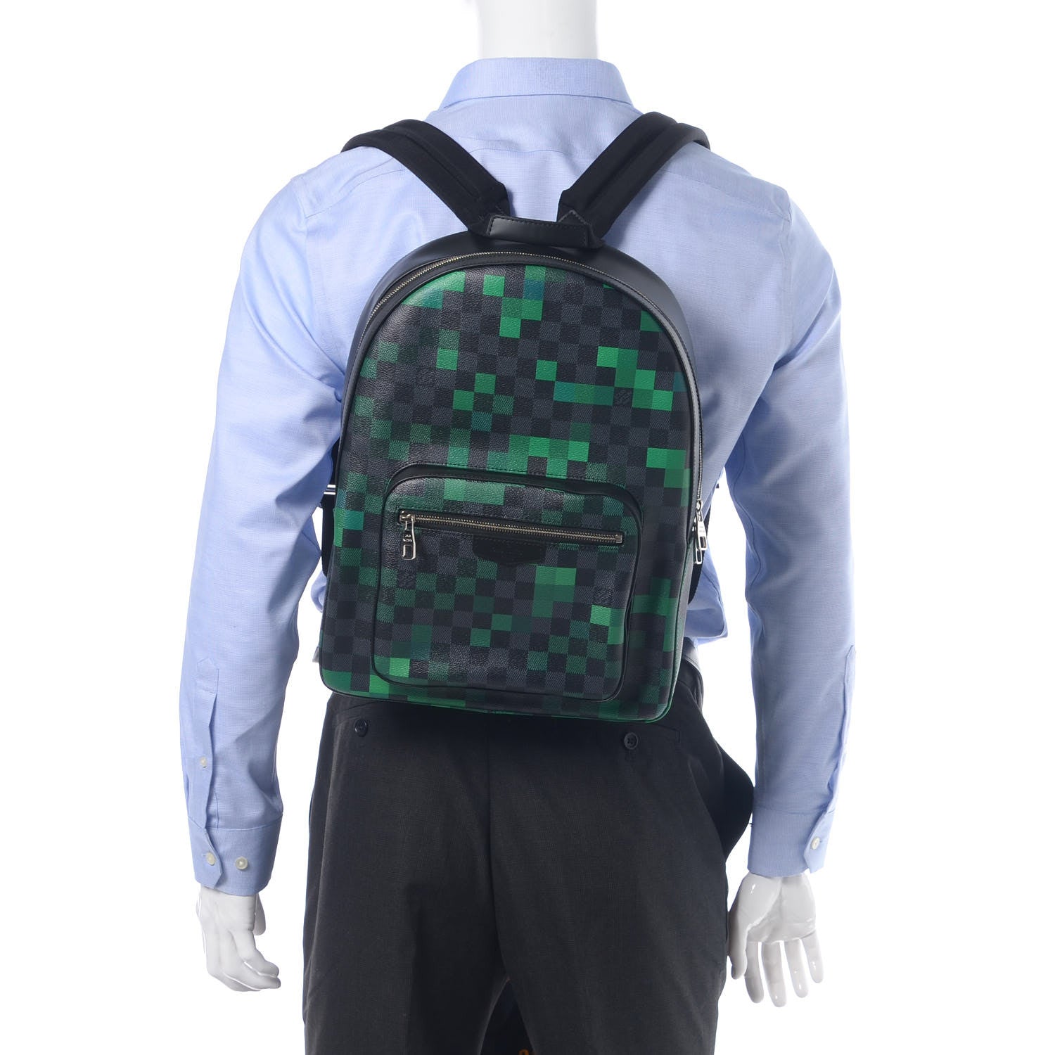 Louis Vuitton Damier Graphite Pixel Josh Backpack Vert 377381 – FASHIONPHILE
