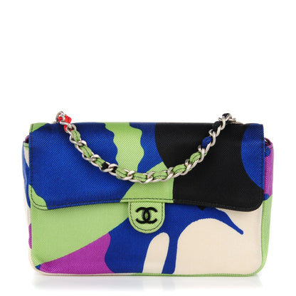 Chanel Grosgrain Printed Extra Mini Convertible Flap Multicolor 1 of 9