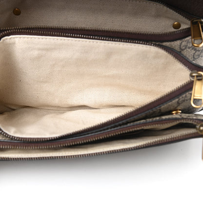 Gucci GG Supreme Monogram Web Ophidia Flap Messenger Bag Beige New Acero 7 of 18