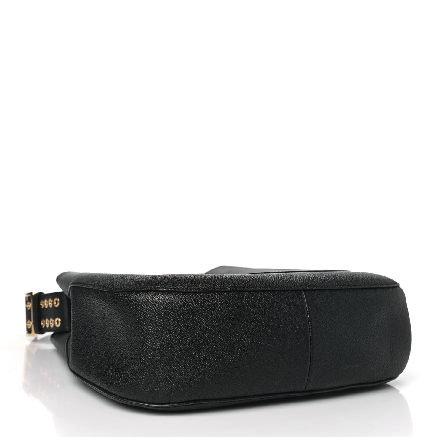 Soft Grainy Calfskin Small Studded Elmstone Hobo Black