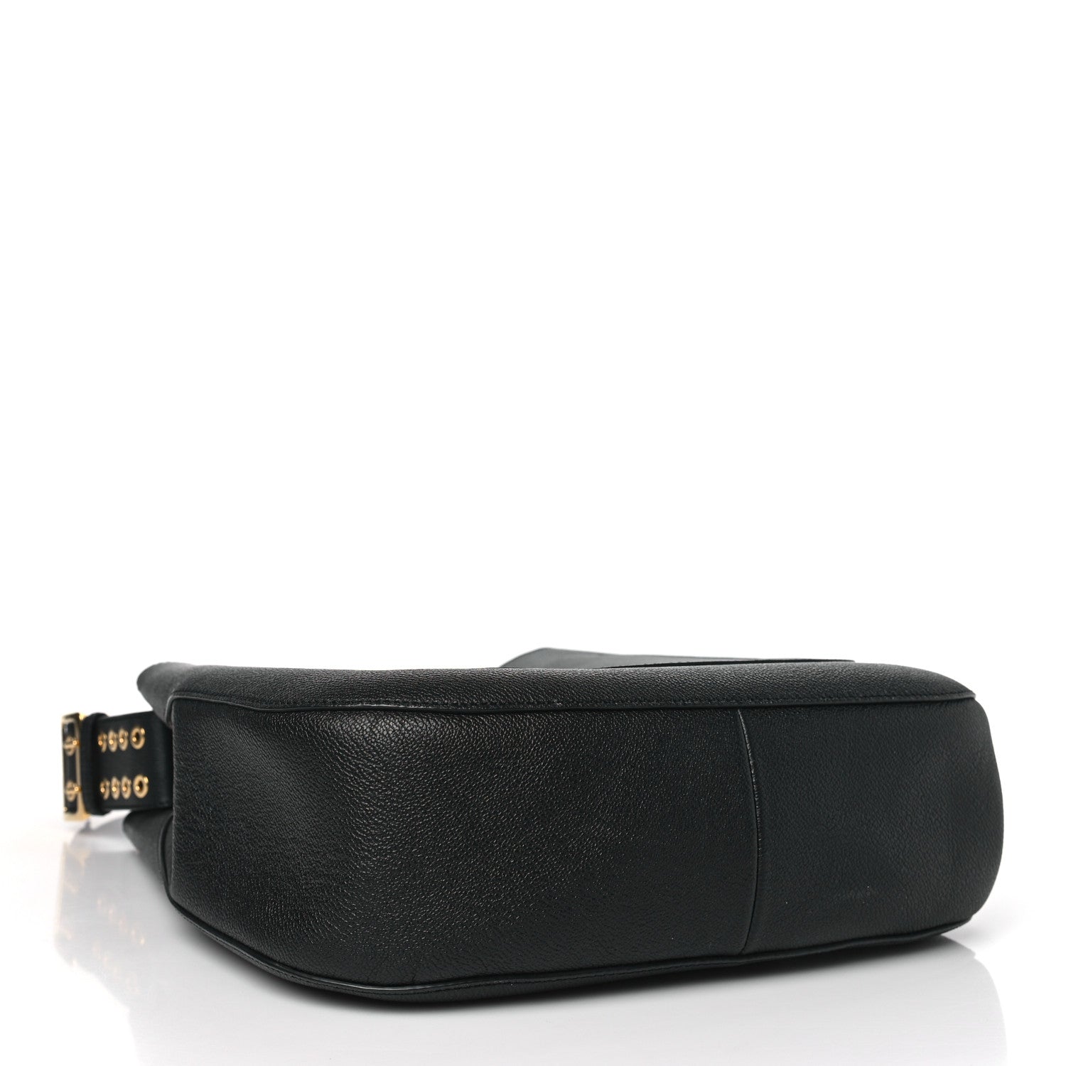 Burberry Soft Grainy Calfskin Small Studded Elmstone Hobo Black 4 of 8