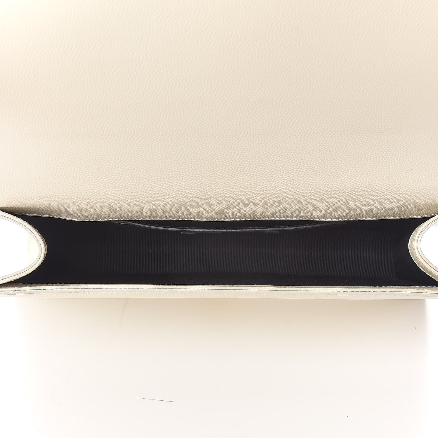 Saint Laurent Grain De Poudre Classic Monogram Kate Clutch Porcellana 7 of 11
