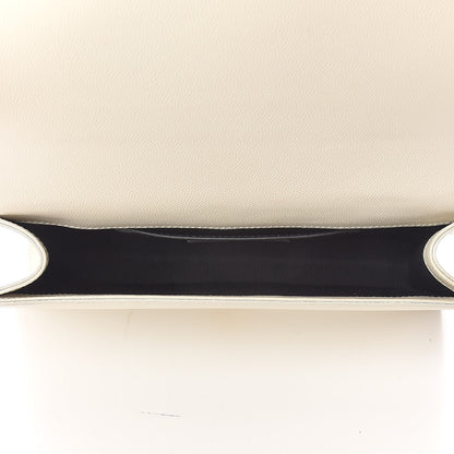 Saint Laurent Grain De Poudre Classic Monogram Kate Clutch Porcellana 7 of 11