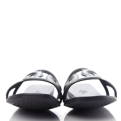 Hermes Rubber Aloha Sandals 40 Black 2 of 10