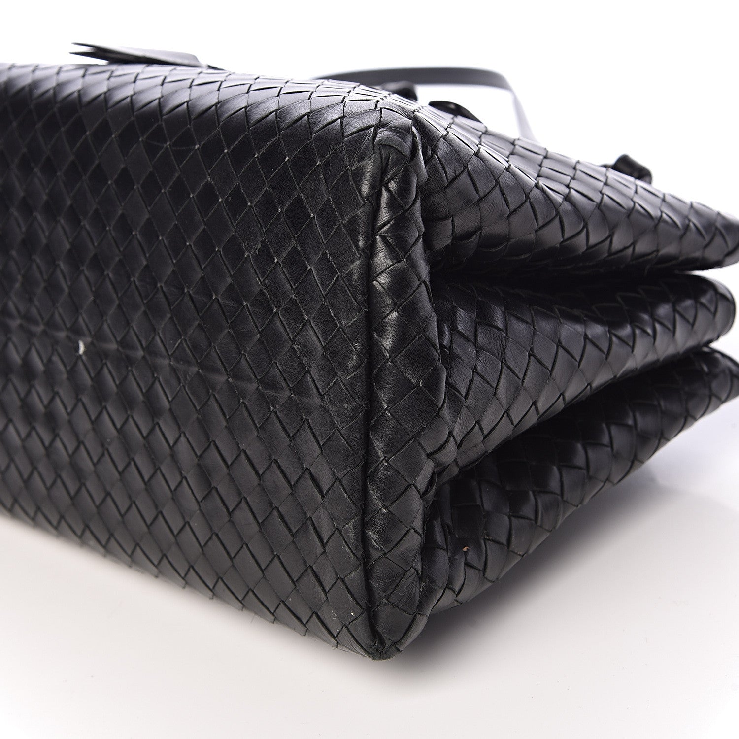 Bottega Veneta Light Calf Intrecciato Small Roma Black 14 of 15