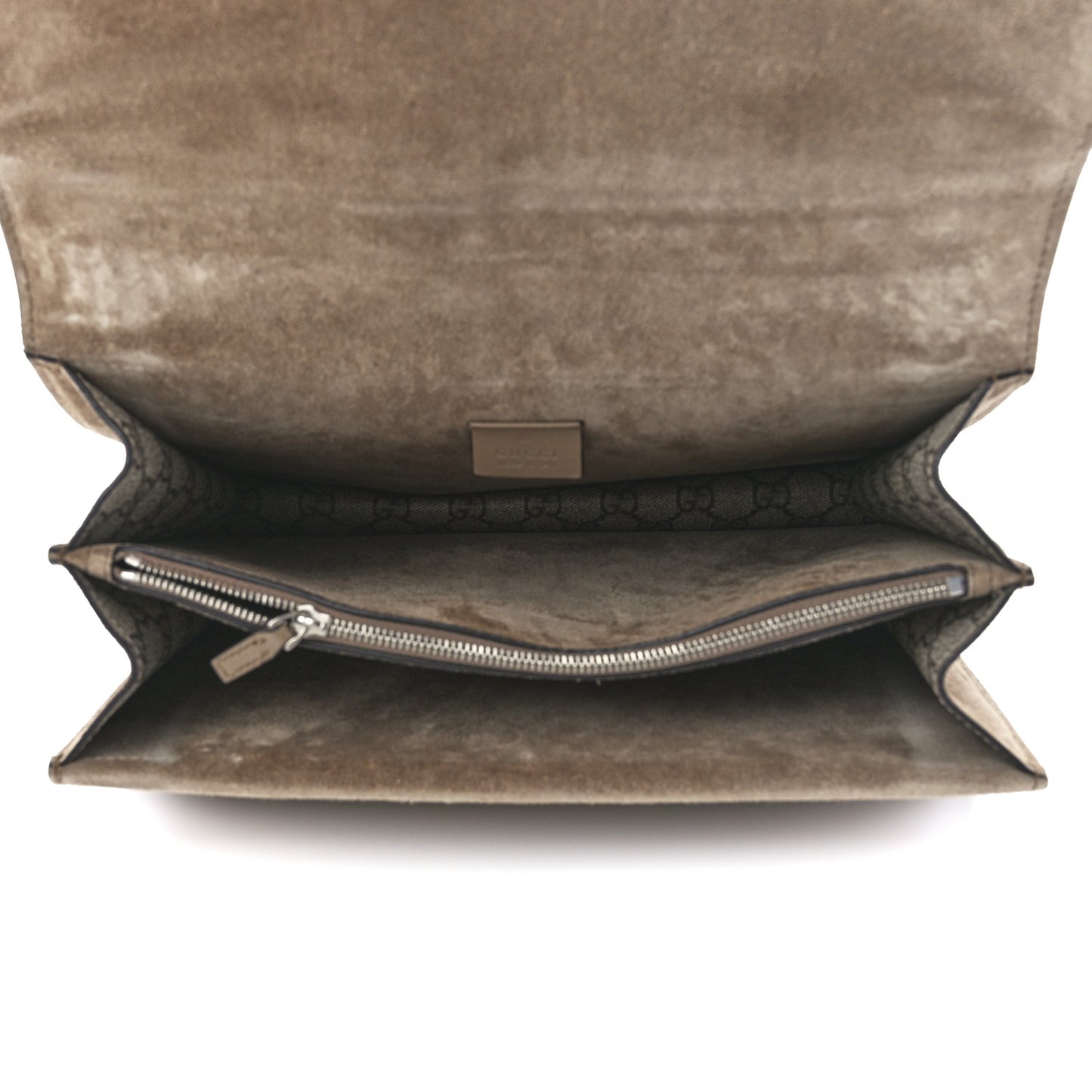 GG Supreme Monogram Medium Dionysus Shoulder Bag Taupe