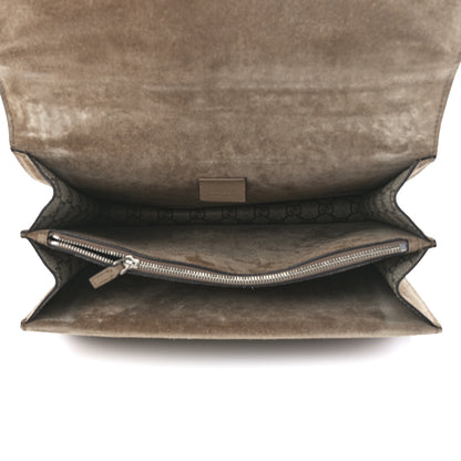 Gucci GG Supreme Monogram Medium Dionysus Shoulder Bag Taupe 5 of 11