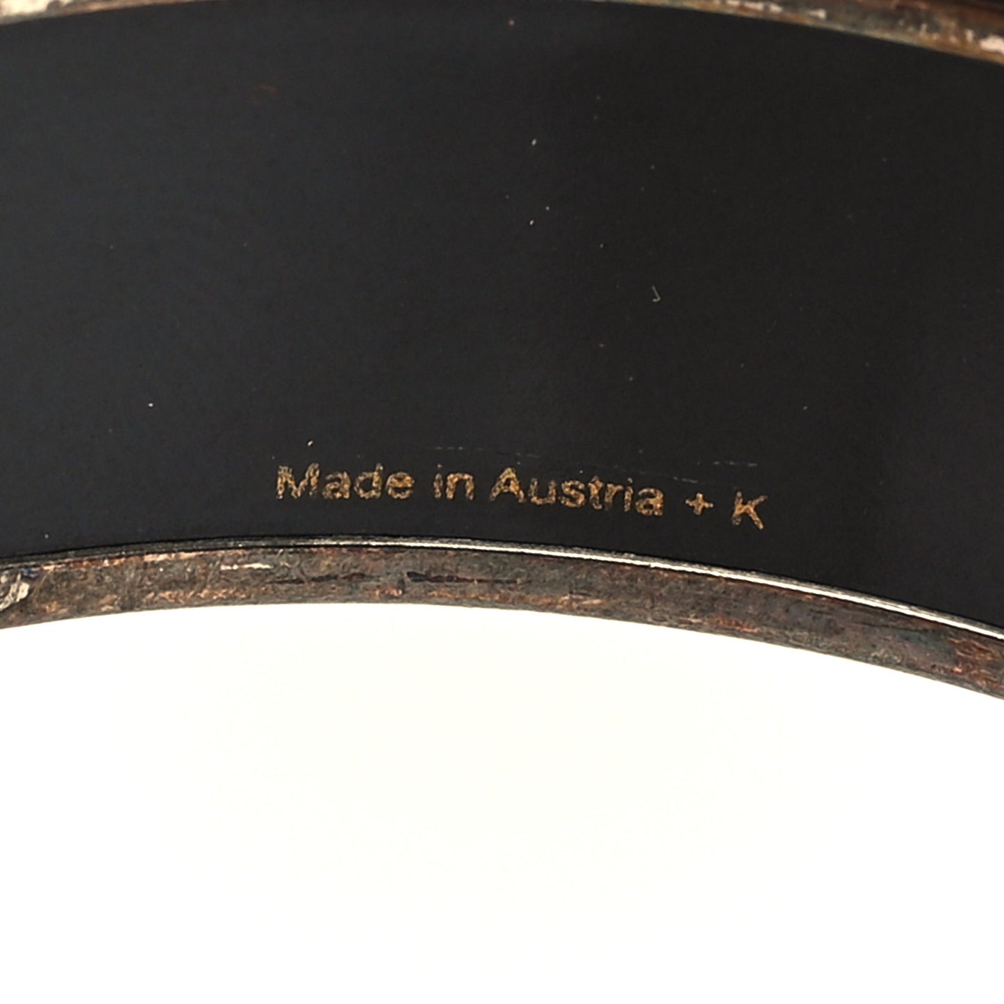 Enamel Printed Horse Riding Motif Wide Bracelet 65