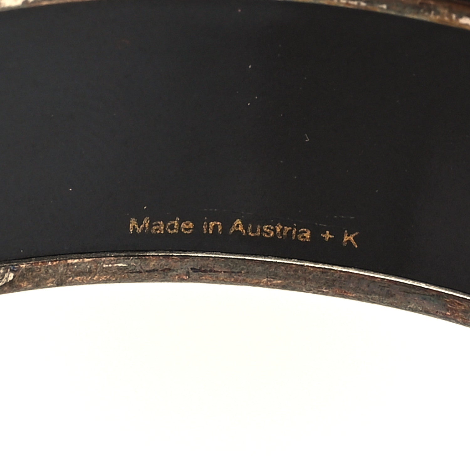 Hermes Enamel Printed Horse Riding Motif Wide Bracelet 65 5 of 6