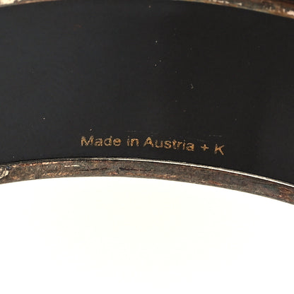 Hermes Enamel Printed Horse Riding Motif Wide Bracelet 65 5 of 6