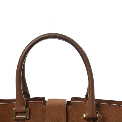 Saint Laurent Suede Medium Classic Y Cabas Light Ocre 12 of 26