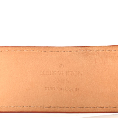 Louis Vuitton Monogram Watercolor Aquarelle Belt 85 34 White 4 of 4