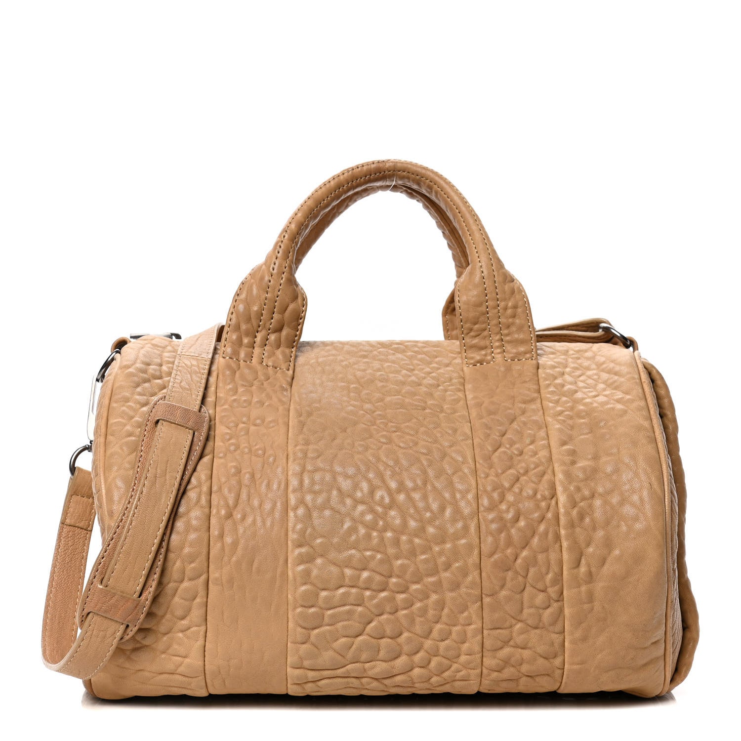 Alexander Wang Pebbled Lambskin Rocco Latte Nickel Hardware 1 of 5